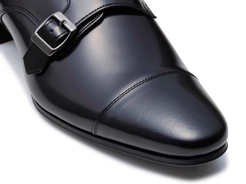ダブルモンクストラップ(スクラッチタフレザー)