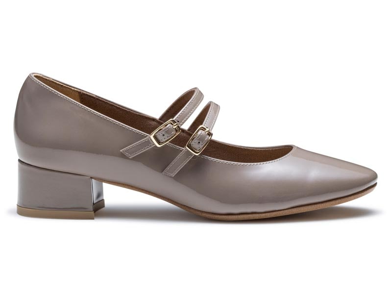 ダブルストラップパンプス