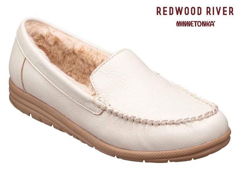 【REDWOOD RIVER×MINNETONKA(R)】 ファー付きモカシン