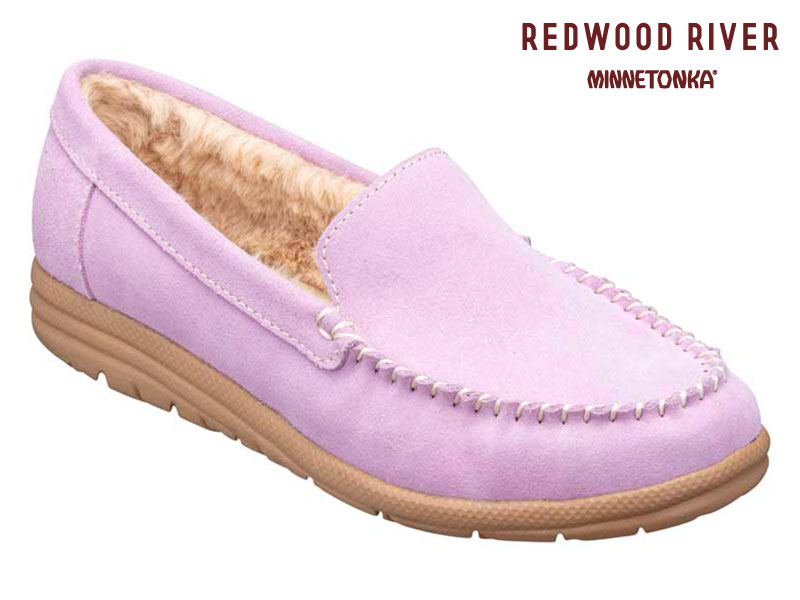 【REDWOOD RIVER×MINNETONKA(R)】 ファー付きモカシン